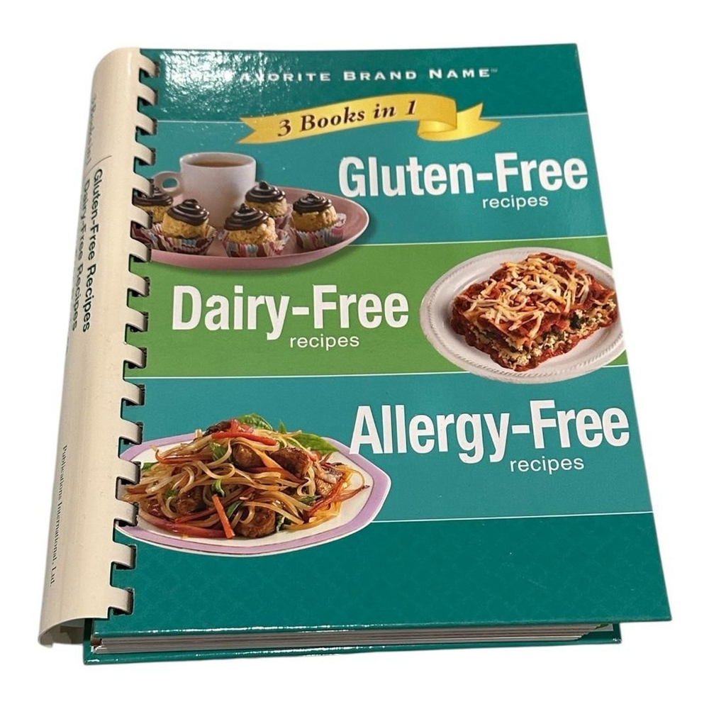 Gluten-Free Dairy-Free Allergy-Free Recipes Cookbook 3 Books In 1 Hardcover